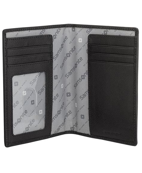 samsonite rfid bi fold wallet with credit card flap|samsonite rfid passport wallet.